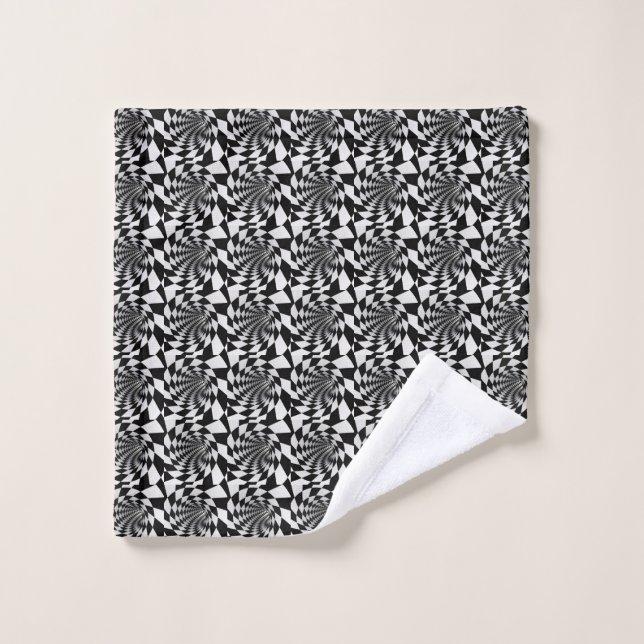 Optical Illusion Vortex Blanket Wash Cloth (Wash Cloth)