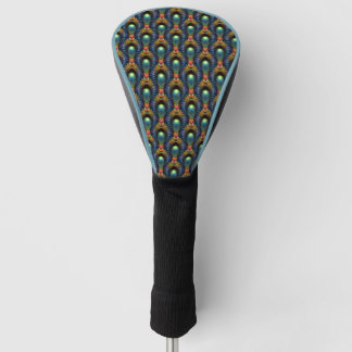 Optical Illusionary Fractals pattern Golf Head Cover