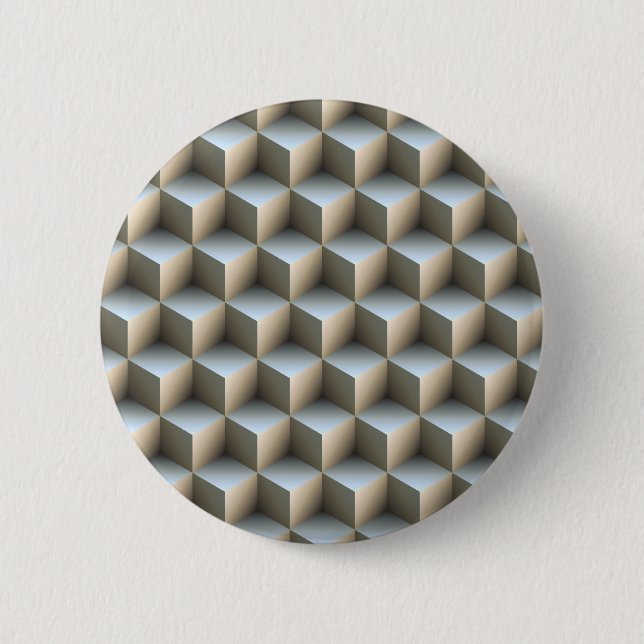 Optical illusions 6 cm round badge (Front)