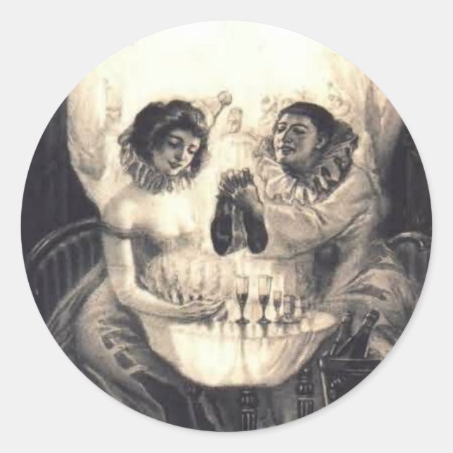 Optical Illusions Classic Round Sticker (Front)