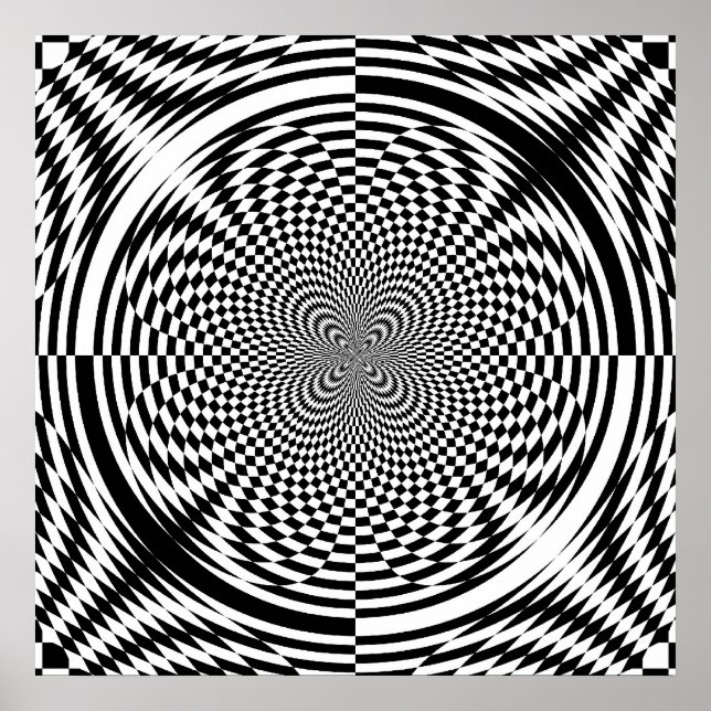 Optical illusions  (from $11.95) poster (Front)