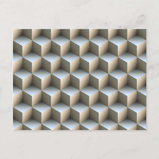 Optical illusions postcard (Front)