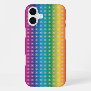 Optical rainbow pattern design iPhone case