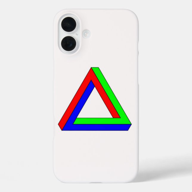 Optical Triangle illusion Case-Mate iPhone Case (Back)