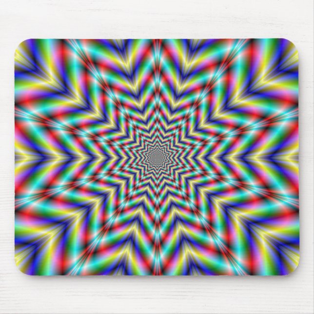 Optically Challenging Star Mousepad (Front)
