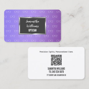 👁️ Optician Custom QR Business Card