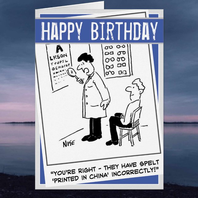 Optician giving an eye-test (Creator Uploaded)