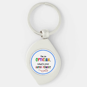 Optician humour key ring