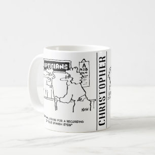 Optician is asked for "Spanish Eyes" Coffee Mug
