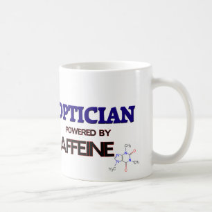 Optician Powered by caffeine Coffee Mug