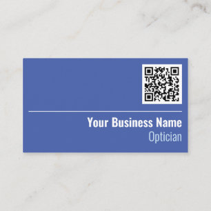 Optician QR Code Business Card