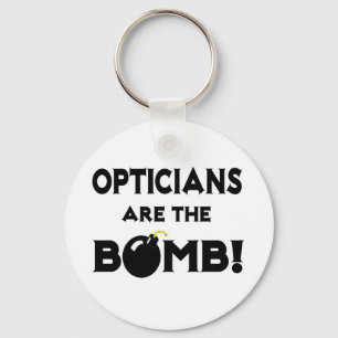 Opticians Are The Bomb! Key Ring