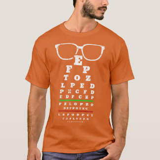 Opticians Eye Chart T-Shirt