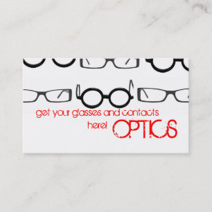 OPTICS APPOINTMENT CARD
