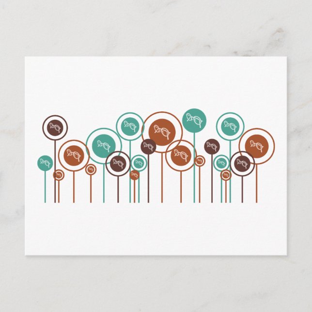 Optics Daisies Postcard (Front)