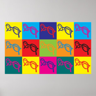 Optics Pop Art Poster