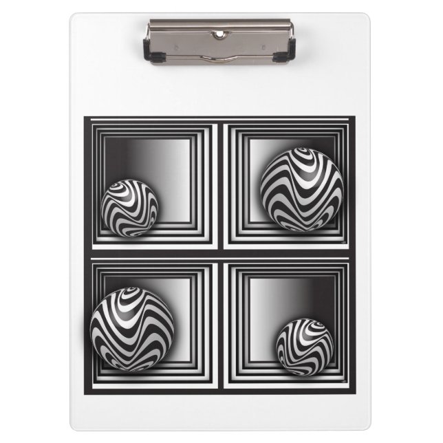 Optics thru Shapes Clipboard (Front)