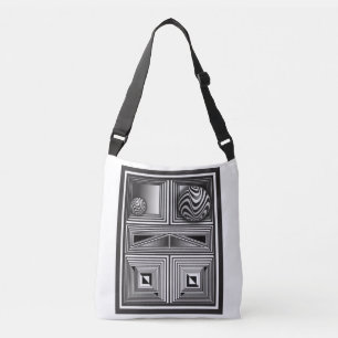 Optics thru Shapes  Crossbody Bag