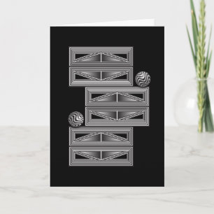 Optics thru Shapes Greeting Card