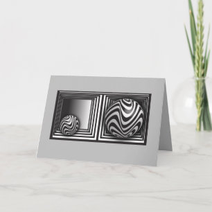 Optics thru Shapes Greeting Card