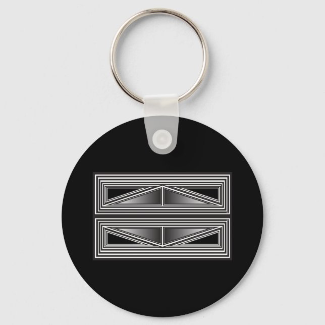 Optics thru Shapes  Key Ring (Front)