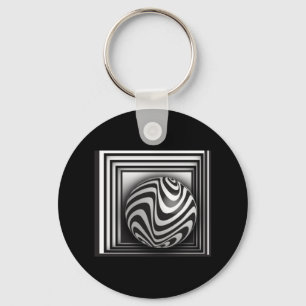 Optics thru Shapes Keychain