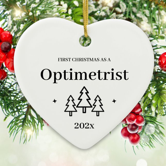 Optimetrist First Christmas Ceramic Ornament (Optimetrist First Christmas Ceramic Ornament
)