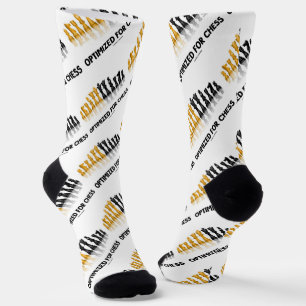 Optimised For Chess Reflective Chess Set Socks