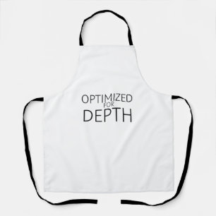 Optimised For Depth Minimalist Industrial Apron