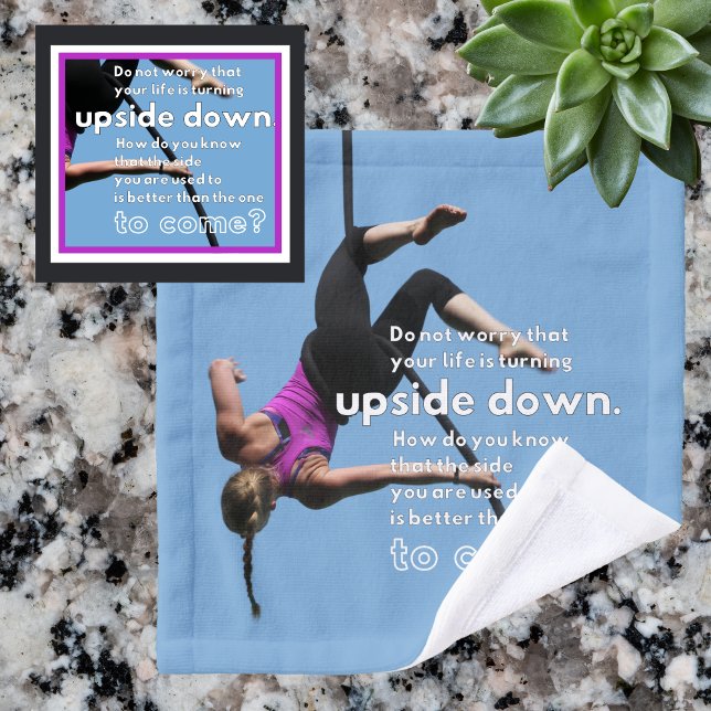 Optimism in the Face of Change Blue Wash Cloth (Creator Uploaded)