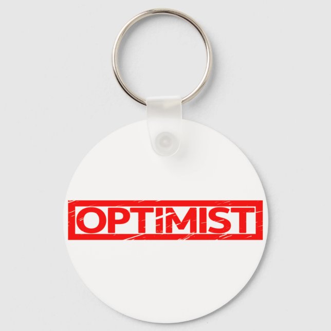 Optimist Stamp Key Ring (Front)
