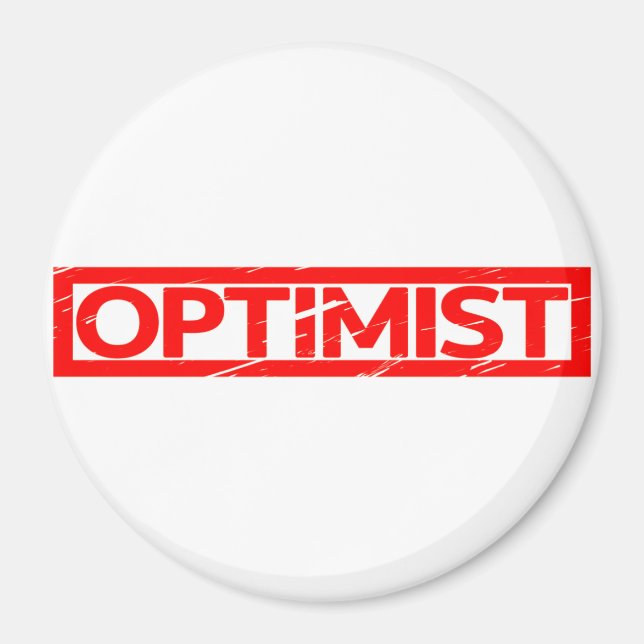Optimist Stamp Magnet (Front)