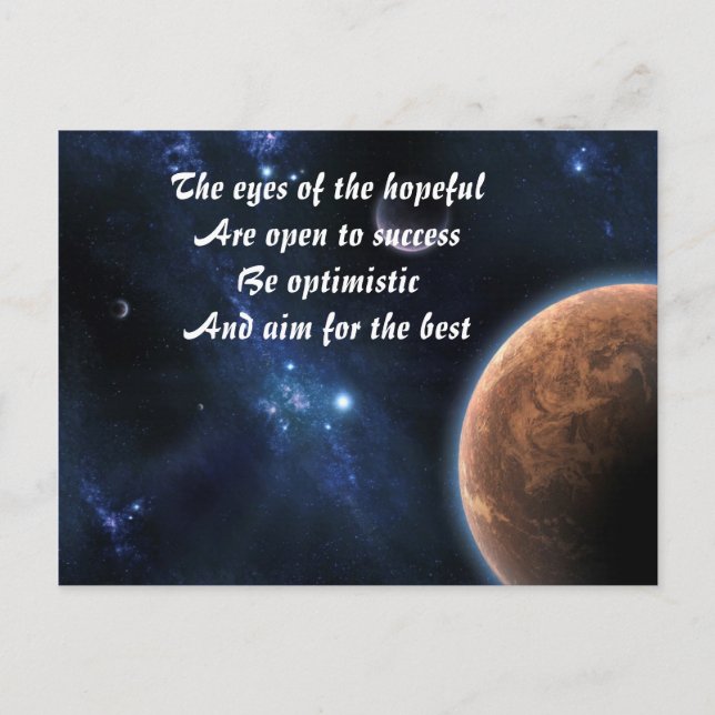 Optimistic postcards (Front)