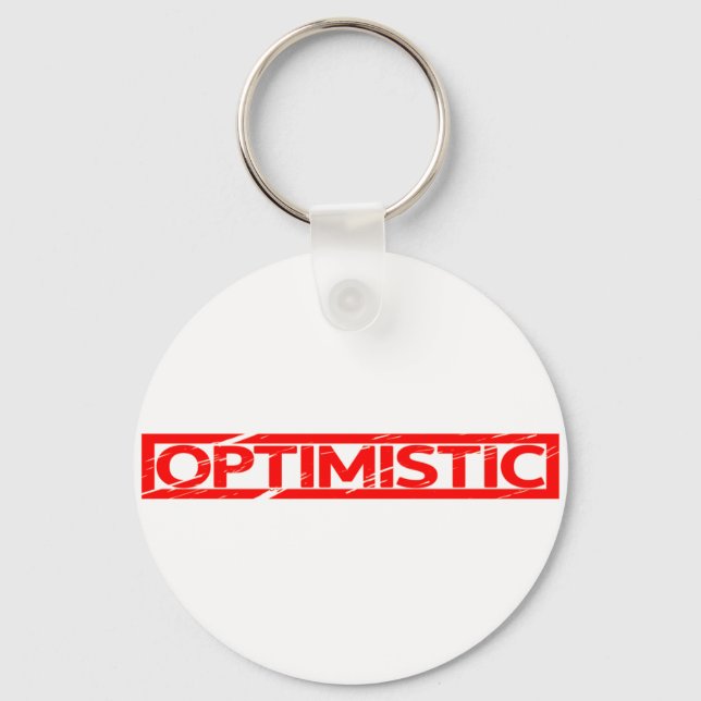 Optimistic Stamp Key Ring (Front)