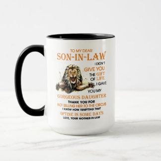Optine Is Some Days Gift For Son In Law Mug