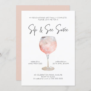 Option 5: Sip & See Soiree  Invitation