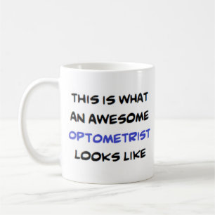 optometrist, awesome coffee mug