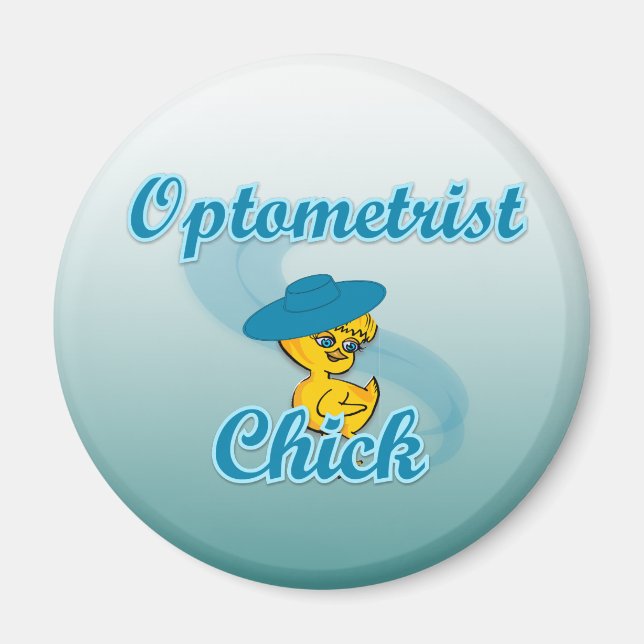 Optometrist Chick #3 Magnet (Front)