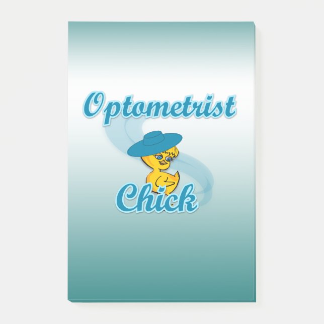 Optometrist Chick #3 Post-it Notes (Front)