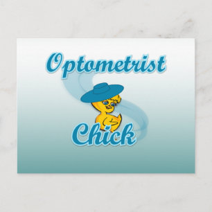 Optometrist Chick #3 Postcard
