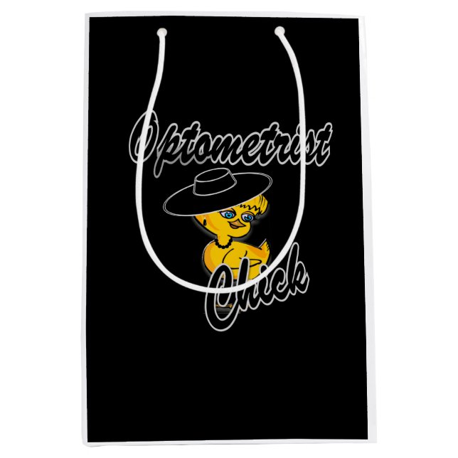 Optometrist Chick #4 Medium Gift Bag (Front)