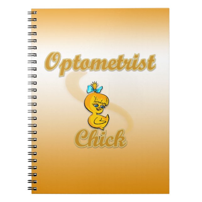 Optometrist Chick Notebook (Front)