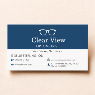 Optometrist Eye Doctor Office  Business Card