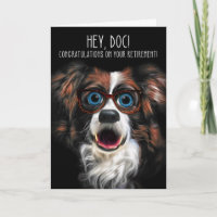 Optometrist Eye Doctor Retirement Funny Dog