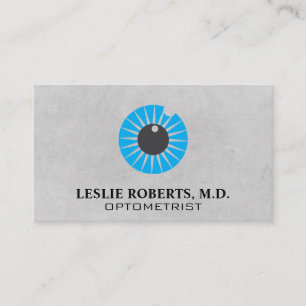 Optometrist   Eye Icon Business Card
