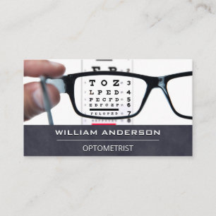 Optometrist Eye Specialist Business Card