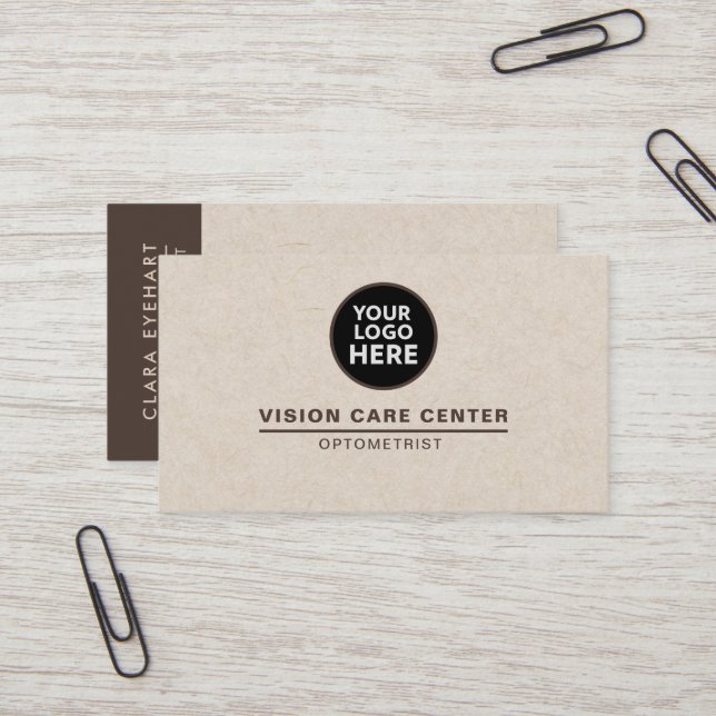 Optometrist Eye Specialist Doctor Business Card (Front/Back In Situ)