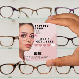 Optometrist Eyewear Business Loyalty Card