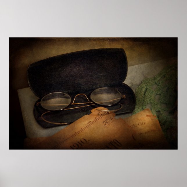 Optometrist - Glasses for Reading Poster (Front)