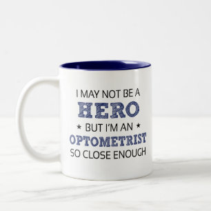 Optometrist Novelty Two-Tone Coffee Mug